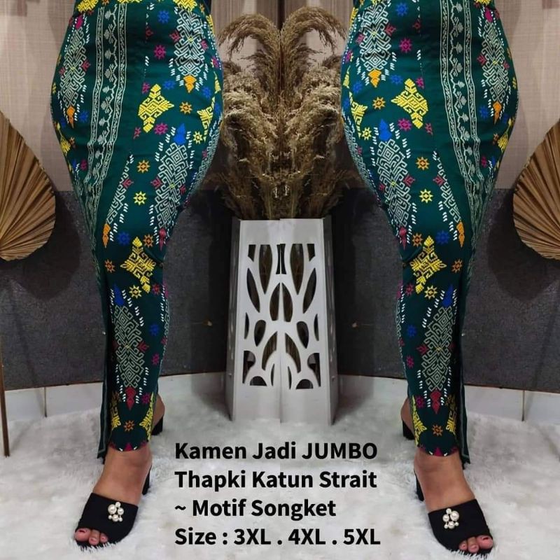 Kamen Jadi Songket Katun Strait Jumbo