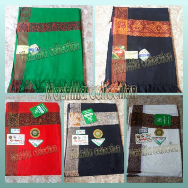 Sorban shawl kashmiri panjang 2 meter