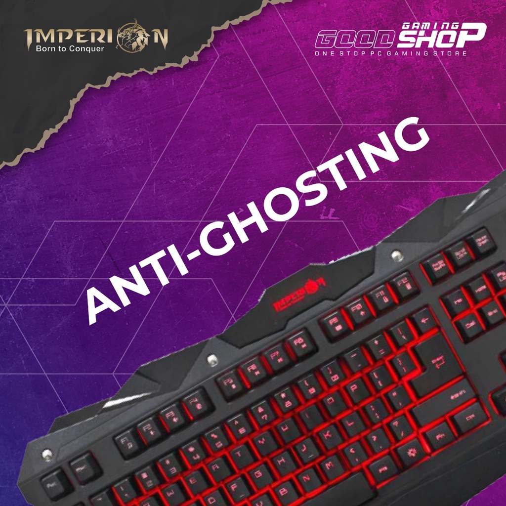 Imperion Rubberdome Keyboard Raptor KG-R500, 5 Programmable Macro Key