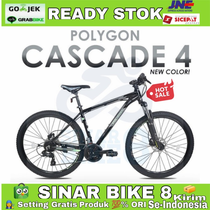 Sepeda Gunung 27,5 Inch POLYGON CASCADE 4.0 Alloy New 3 x 8 Speed