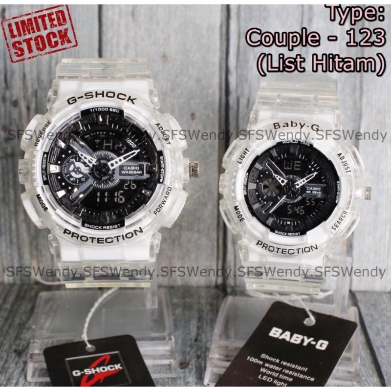 Jam Tangan GS Pria dan Wanita Transparan Jam Tangan Terlaris