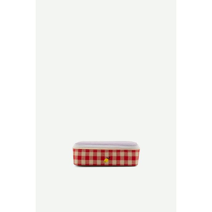 

---Terbartu--- Sticky Lemon Pencil Case, Special Edition Gingham - Poppy
