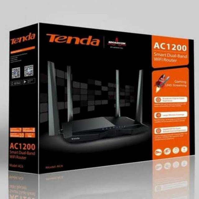 Tenda AC6 Second dual band 2,4 & 5,8Mhz AC1200