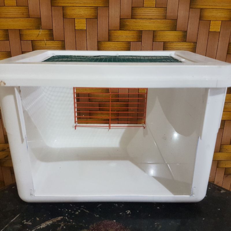 Box Modif akrilik 8 L kandang hamster landak mini reptil ada minus