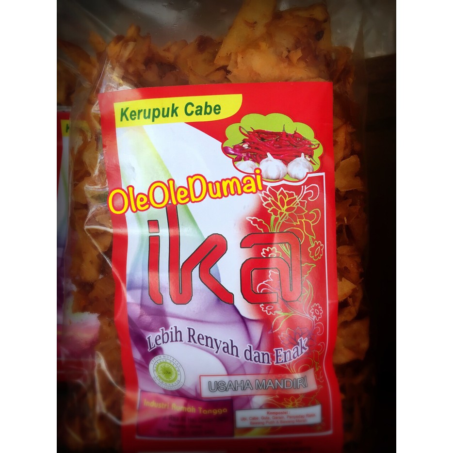 

Kerupuk Cabe IKA Dumai Keripik Pedas Dumai ~ kp1512