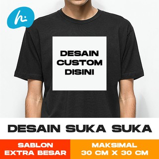 Kaos Custom Satuan Suka Suka Desain Terserah Kaos 