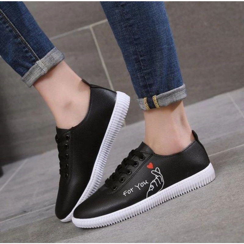 TmO - 8.8 Sale Sepatu wanita sneakers tali fashion Kets ForYou termurah kekinian bisa cod/sepatu santai wanita tali/sepatu jalan wanita santai kekinian