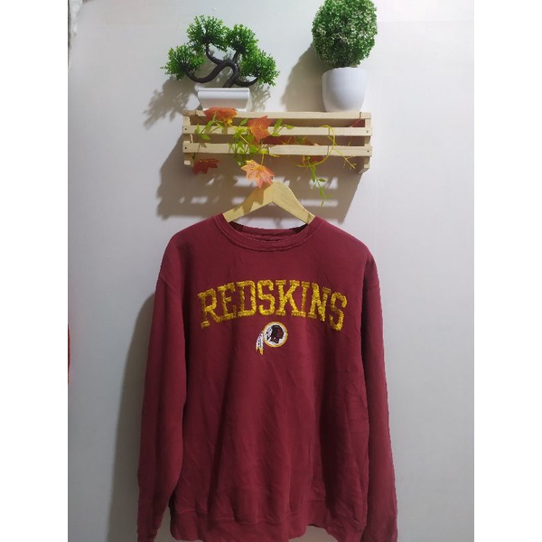 redskins, redskins original, crewneck redskins, thrifting redskins, thrift redskins, brand second re