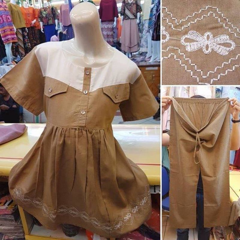 satu set baju ibu hamil/stelan ibu hamil/baju untuk ibu hamil/satu set baju wanita hamil