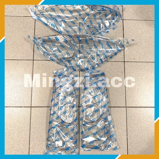 VARIASI AVANZA NEW 2008 2009 2010 2011 GARNISH LAMPU DEPAN BELAKANG COVER CROME SILVER