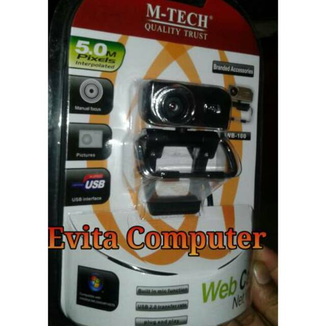 WebCam PC Camera 5MP WB100 M-Tech