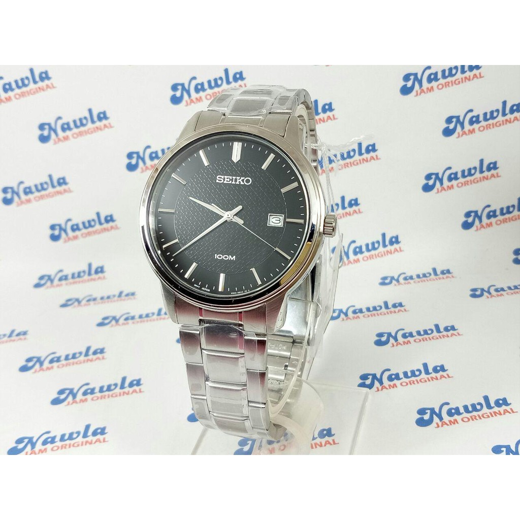 Seiko Quartz SUR195P1 Black Dial | Jam Tangan Pria SUR195