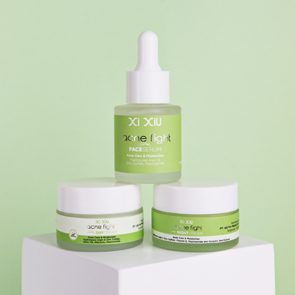 Xi Xiu Acne Fighter Serum / Day Cream / Night Cream | Xixiu