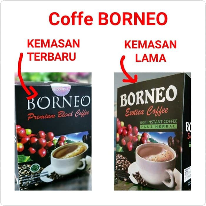 BORNEO PREMIUM BLEND COFFE - KOPI HERBAL ASLI 100% ORIGINAL