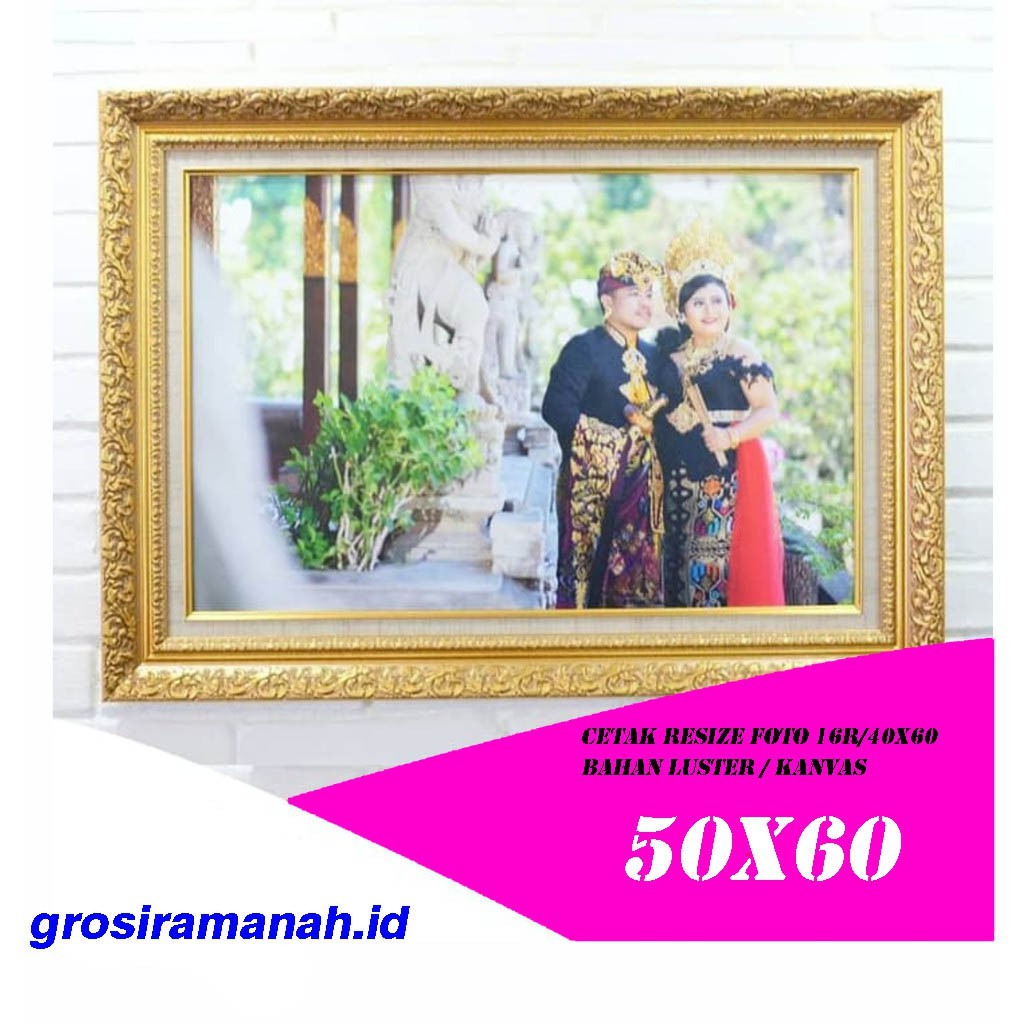 Cetak foto wisuda wedding 16rs 40X60 &amp; 12rs 30x45