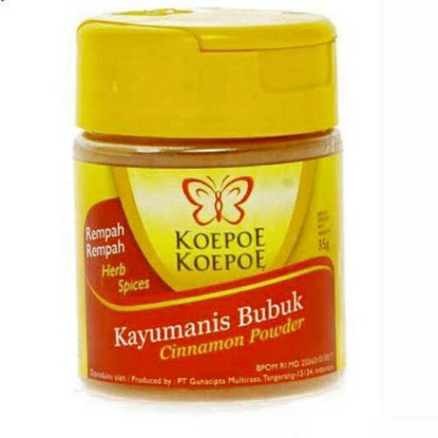 

KOEPOE KOEPOE BUBUK KAYU MANIS 35 gr / CINNAMON POWDER