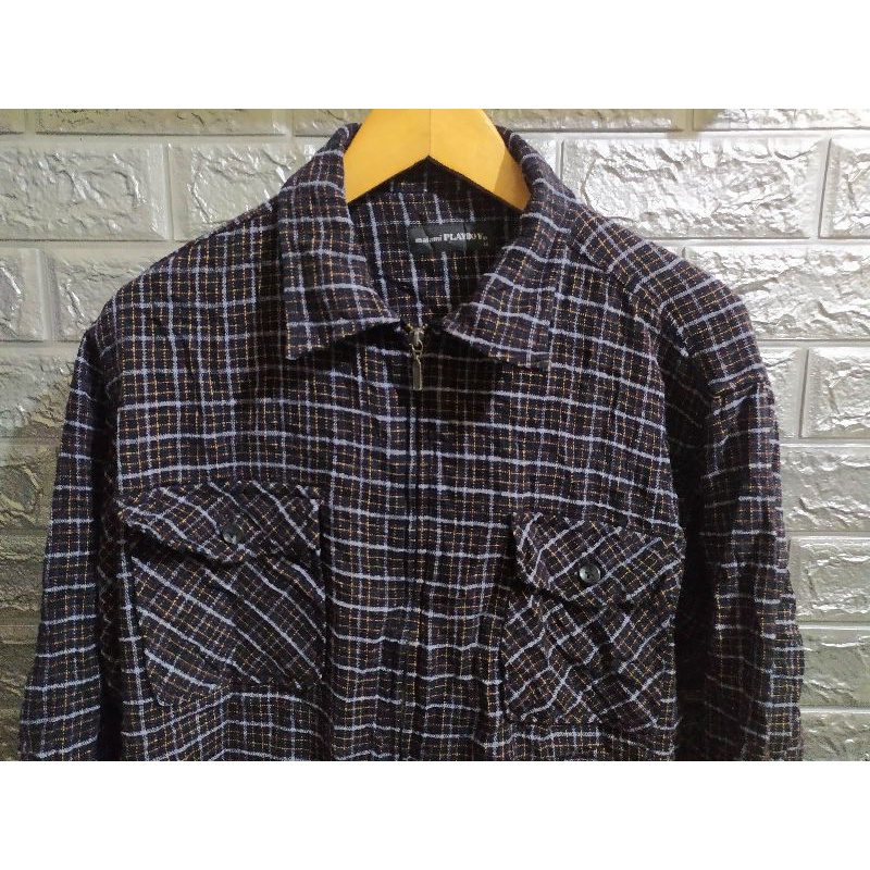 Flannel jaket size M second