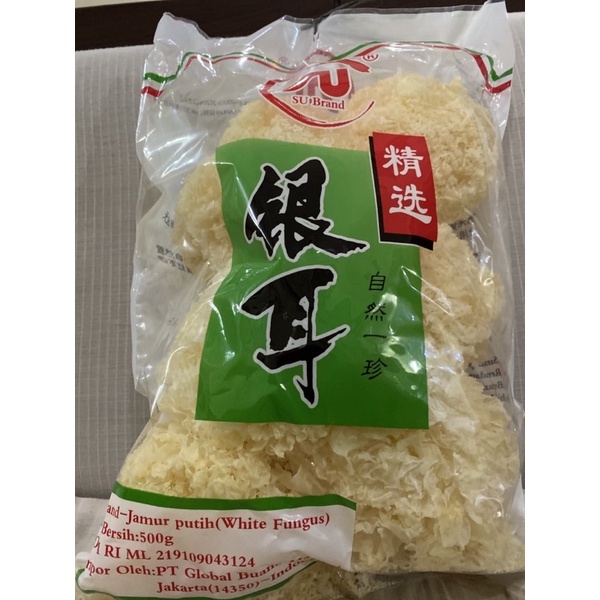 

Jamur putih / White fungus / Snow fungus