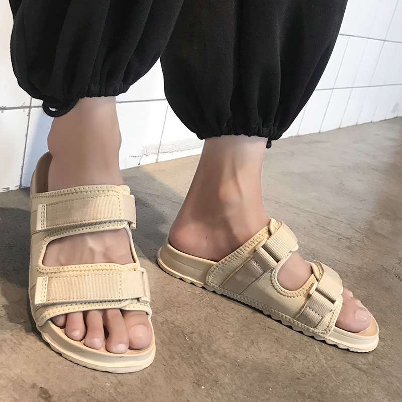 Sandal Pria Selop Casual /Sandal Cowok Selop Slip on  /Sandal Pria Ringan Nyaman Murah