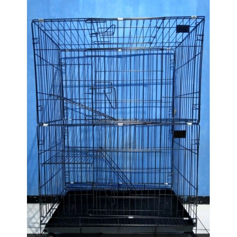 Kandang Kucing Tingkat 3 Size XXL 106x75x45 + FREE CAT HAMMOCK + All Expedition-1