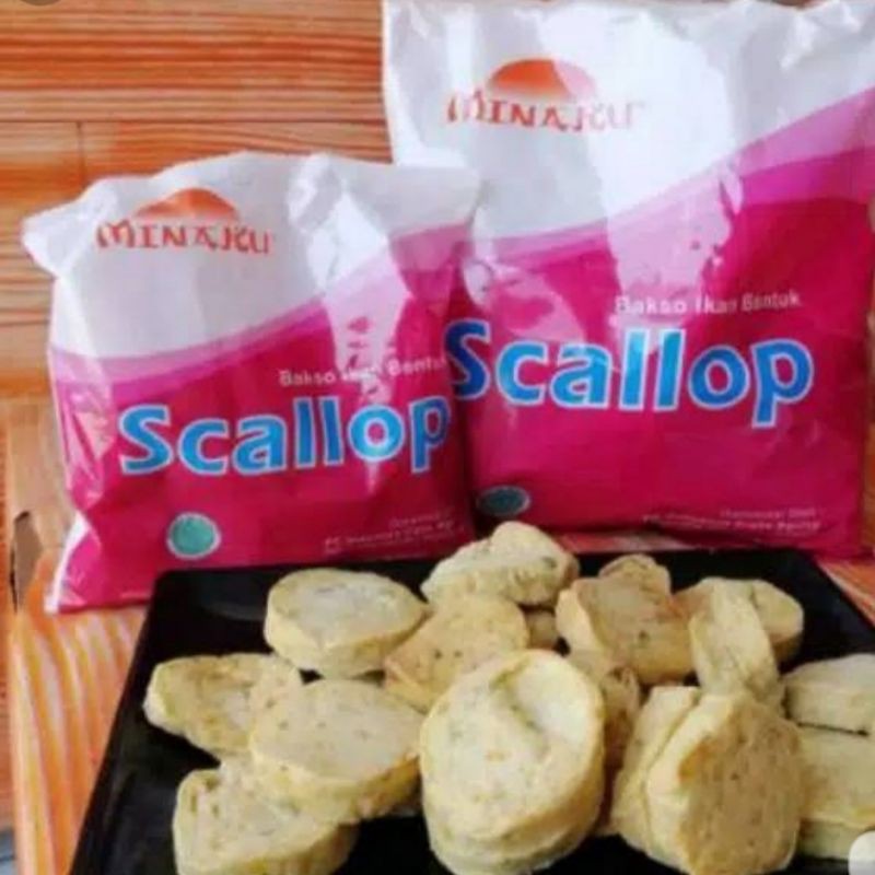 

baso ikan bentuk scallop minaku 200gr