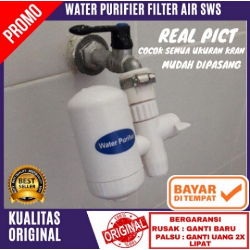 Alat Penyaring Air Sumur Filter Pure it Saringan Keran Kamar Mandi