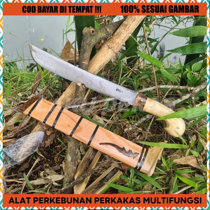 GOLOK PERKEBUNAN SKM TEBAS UNTUK BELAH KAYU RANTING BAJA PER