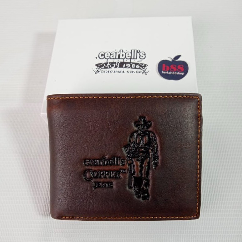 Dompet Kulit Pria Logo Koboi Kulit Asli Fashion Pria