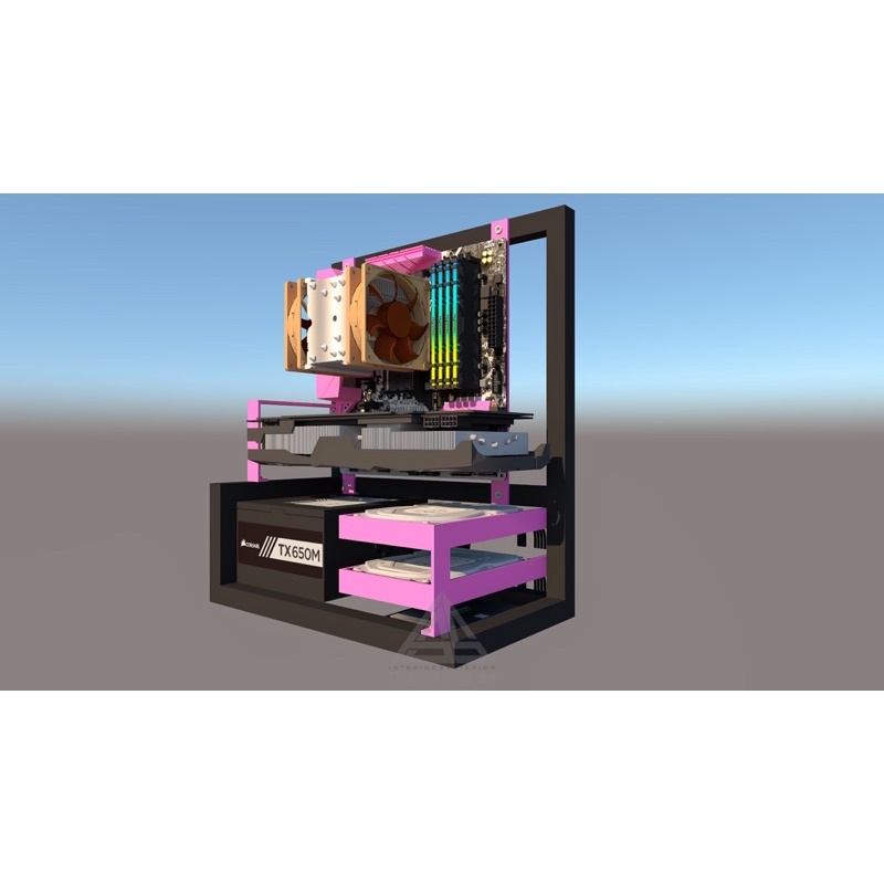 casing PC custom, casing pc open air, casing pc gaming, casing pc robotic, casing pc DIY, case pc