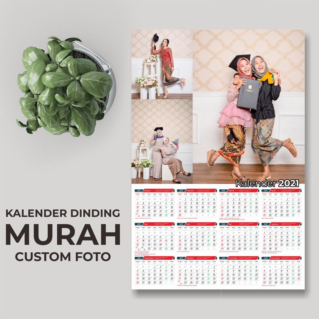 

(BISA COD) KALENDER DINDING 2023 KUALITAS TERBAIK KALENDER FOTO DINDING CUSTOM A3+ 2023