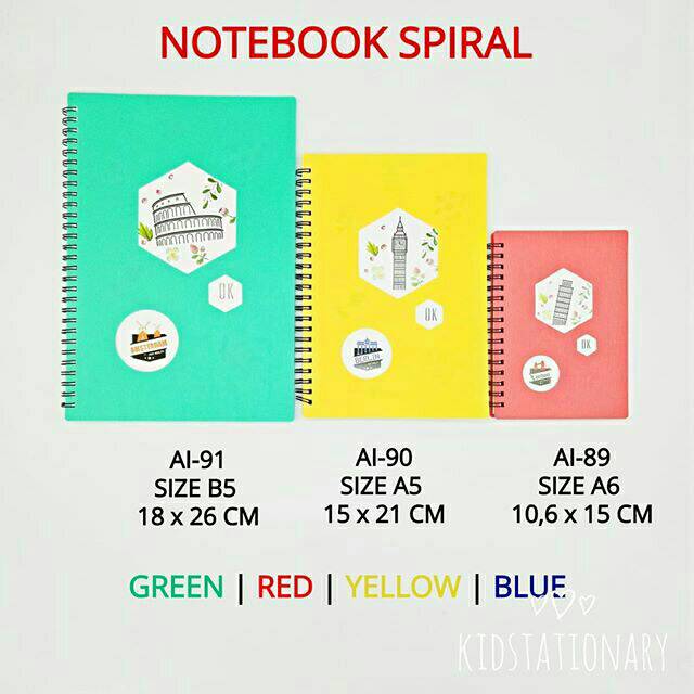 

Notebook / Buku Spiral / Buku Agenda / Buku Catatan