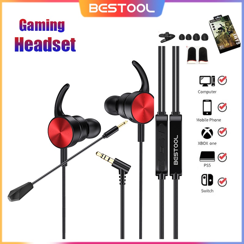 BESTOOL Headset XG 121 Hifi Mobile Gaming with Dual Mic