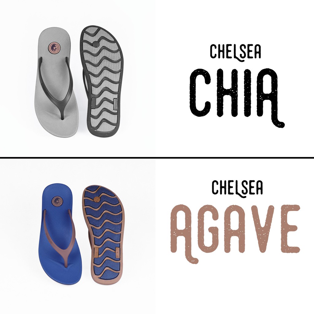 Sandal Jepit Karet untuk Perempuan - CAMOU Chelsea Quinoa