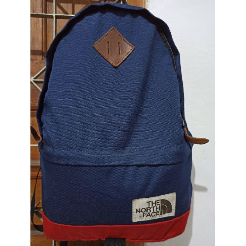 Preloved tas tansel the north face (tnf) navy