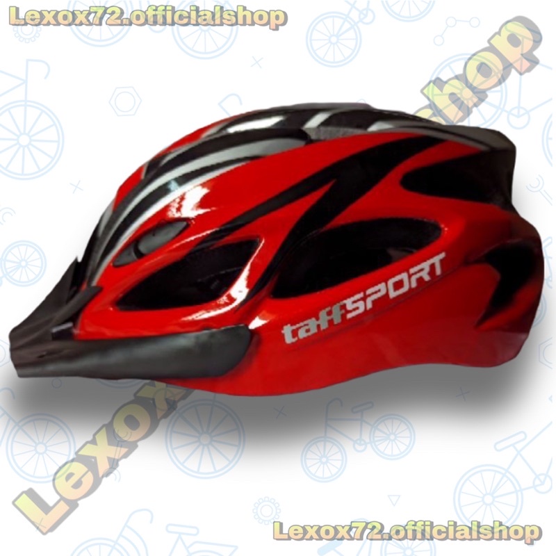 helm sepeda EPS foam PVC shell - original taffsport - ukuran Allsize untuk dewasa