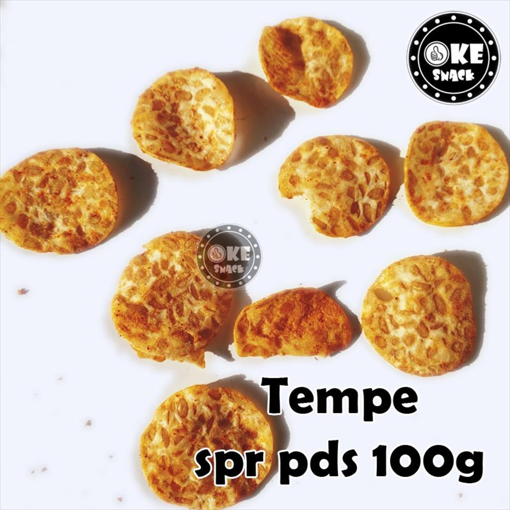 Tempe Mini Crispy Pedas 100g