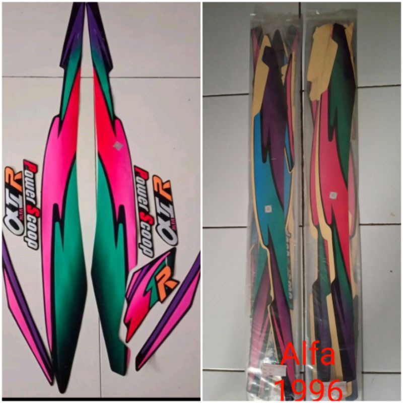 Sticker,Striping Yamaha ALFA / ALPA QTR 1996
