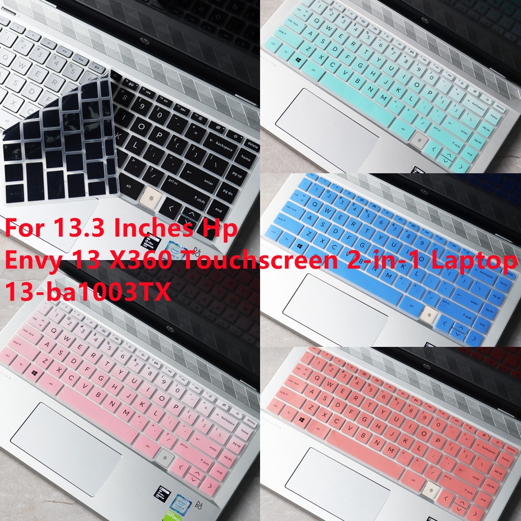 Cover Pelindung Keyboard Laptop Hp Envy 13 X360 Touchscreen 13.3 &quot;2In1 Bahan Silikon Lembut Ultra Tipis