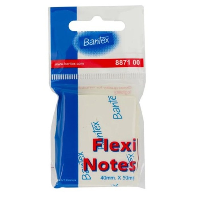 

Bantex Flexi Notes 40 x 50mm 100 Sheets #8871 00