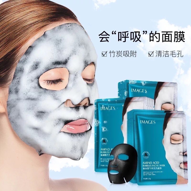 IMAGES BUBBLES AMINO ACID SHEET MASK / IMAGES AMINO ACID BUBBLE MASK / MASKER KOREA ORIGINAL