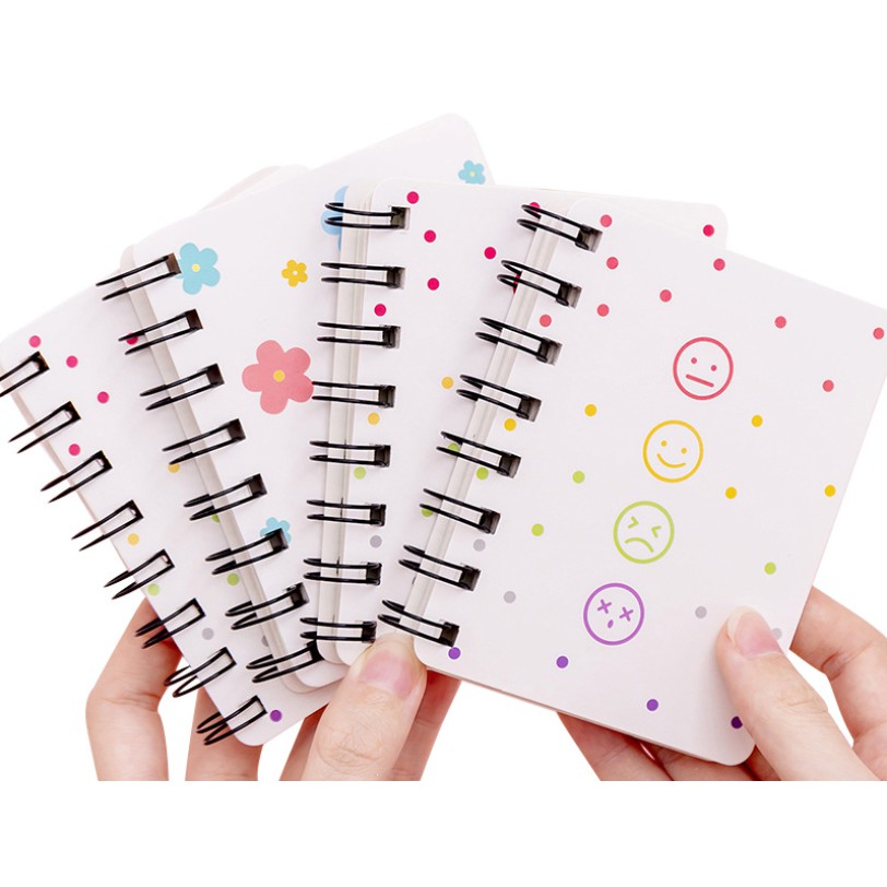 Notebook Motif POLKADOT Polos Simple / Notes Buku Memo Mini Gambar Polkadot Motif Unik / Buku Mini