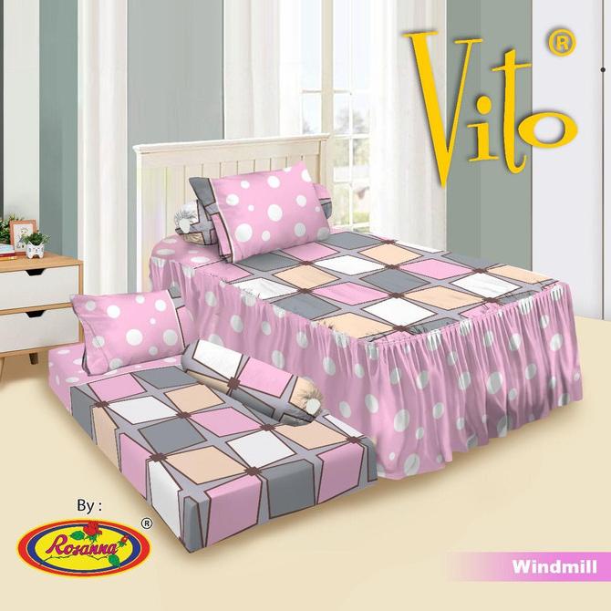 Sprei Duo Sorong 2in1 Rosana Vito 120x200 cm - wind mill