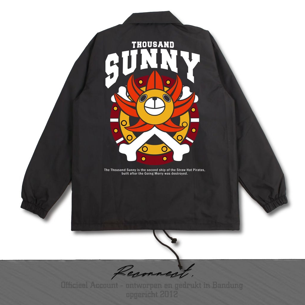 Reconnect Coach Jacket One Piece Thousand Sunny - Unisex Cewe Cowo