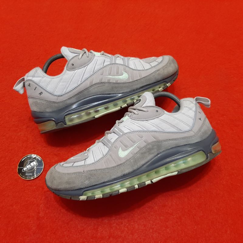 SEPATU NIKE AIR MAX 98 FRESH MINT SIZE. 43 (SECOND BRAND)