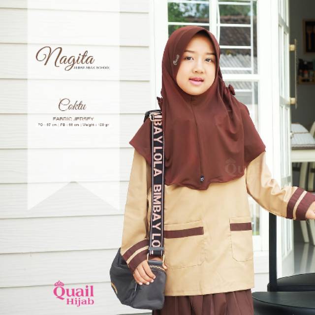 QUAIL HIJAB - NAGITA JILBAB ANAK SEKOLAH