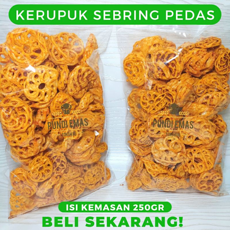 

Kerupuk Krupuk Seblak Rasa Pedas 250 Gram Seblak Kripik Sebring Terlaris Kiloan