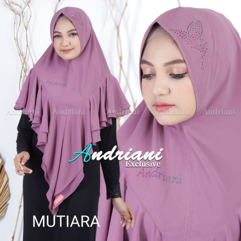 new hijab Andriani ceruty kode mutiara