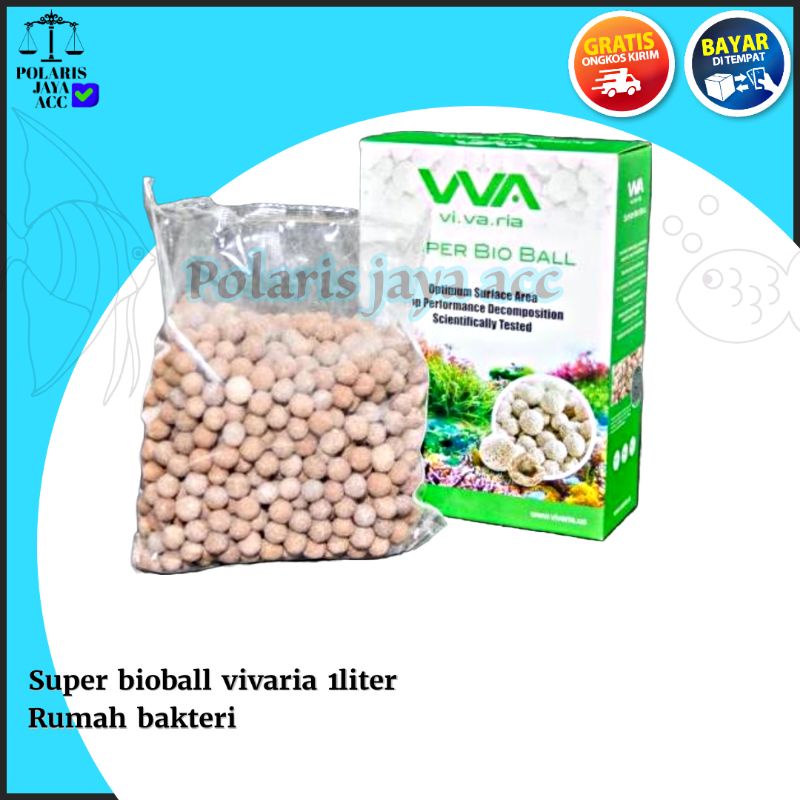 SUPER BIOBALL RUMAH BAKTERI MEDIA AQUARIUM AQUASCAPE VIVARIA TAWAR LAUT