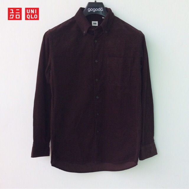 UNIQLO Kemeja Corduroy Pria Original