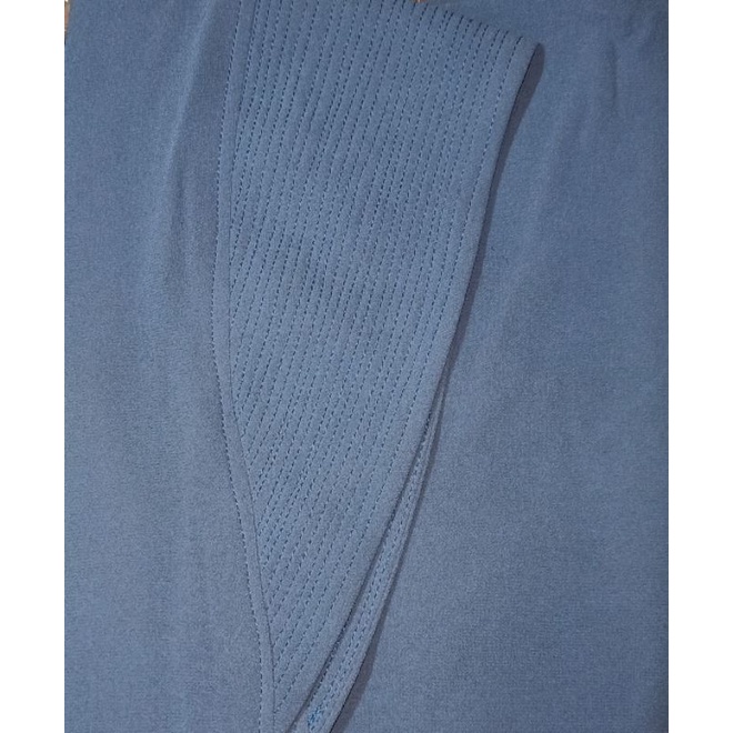 khimar malika mini ceruty bebydoll pad antem-denim